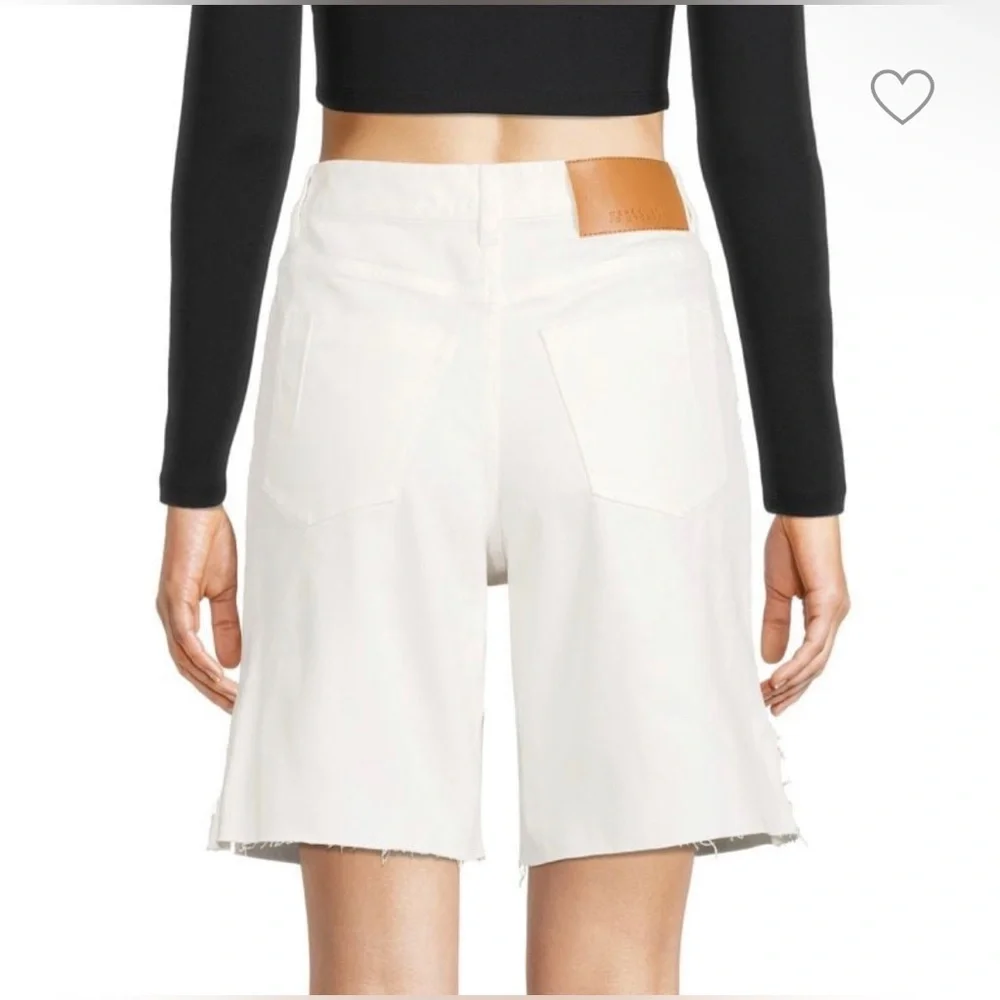 Derek Lam | NWOT Von Frayed Denim Bermuda‎ Shorts